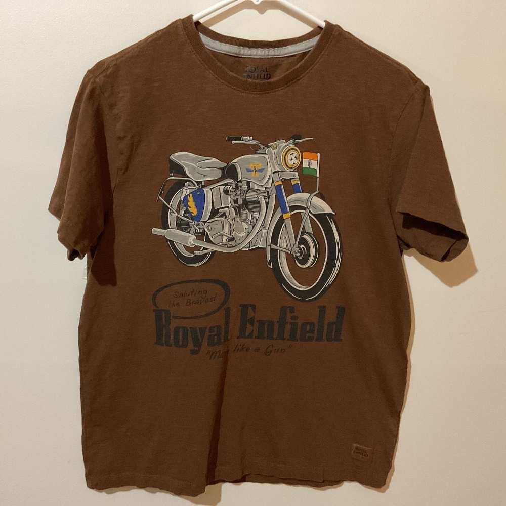 Royal Enfield “Saluting the Bravest” mens t shirt